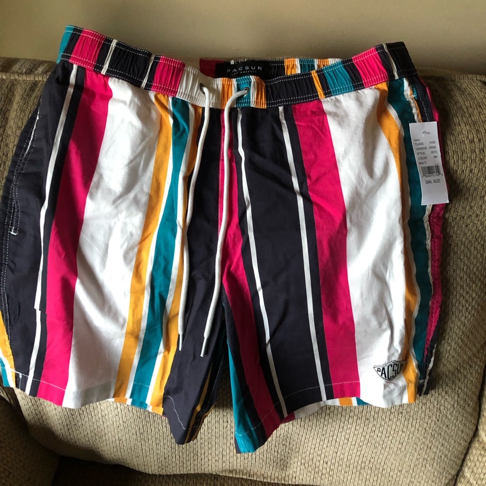 Mens Pacsun Swim Trunks